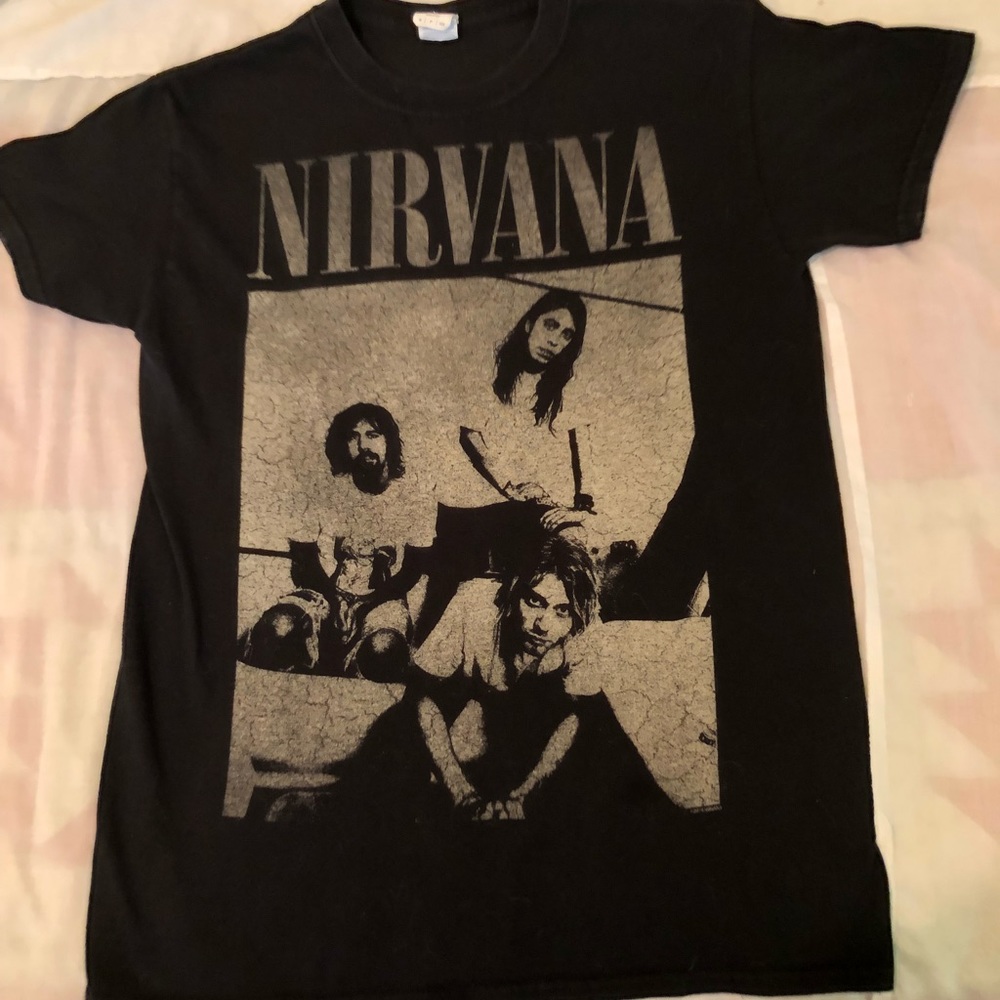 Nirvana black tee S/P